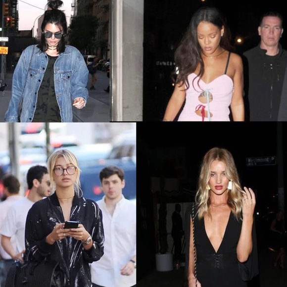 **NEW 18K Gold Herringbone Chain Necklace - Picture 4 of 7